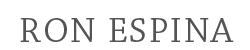Seattle wedding photographer Ron Espina logo